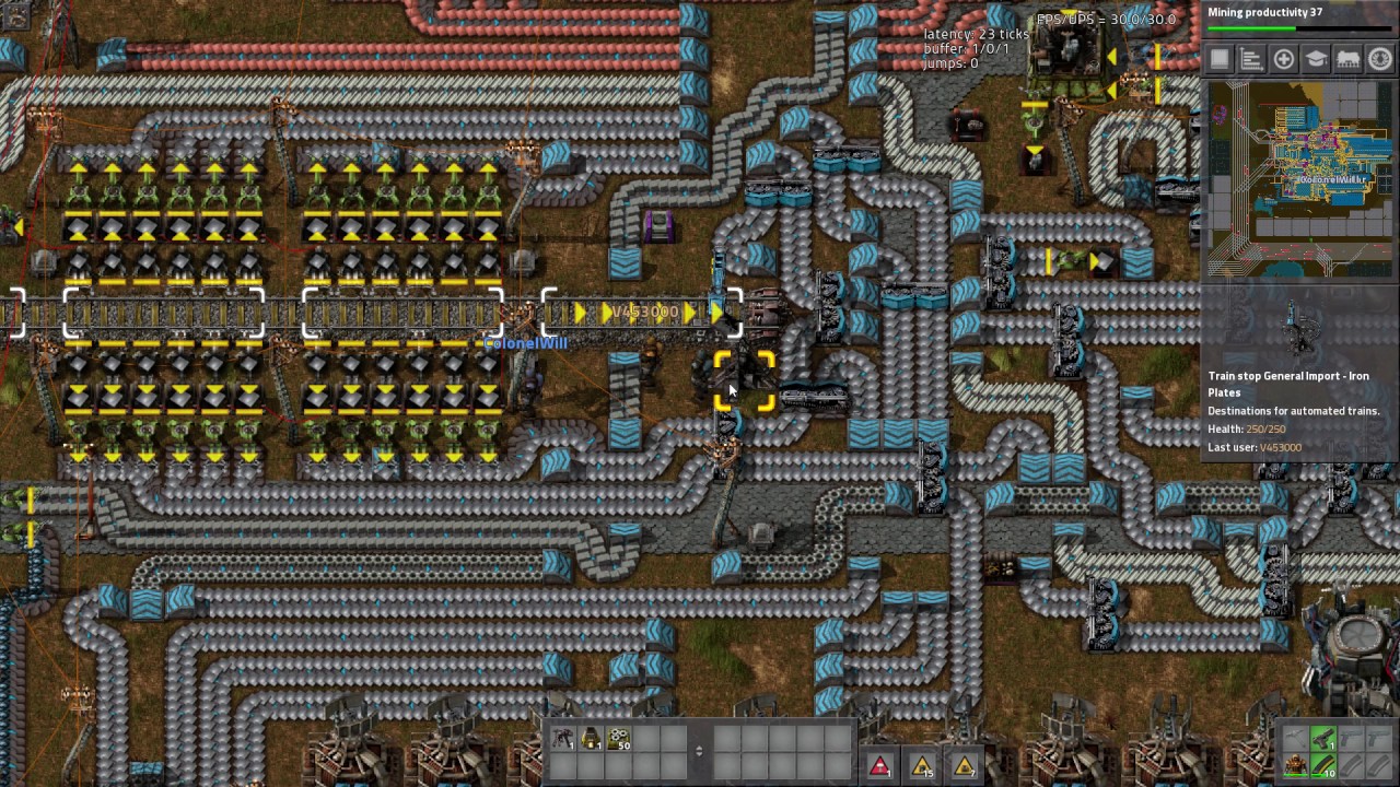 Spaghetti Base in Factorio